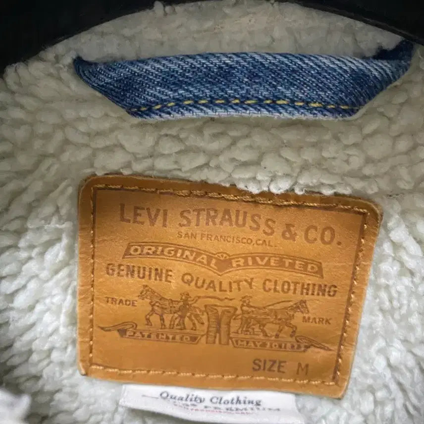 [BUNJANG] Levi's Sherpa Long Jacket / 리바이스 쉐르파 양털 롱 자켓