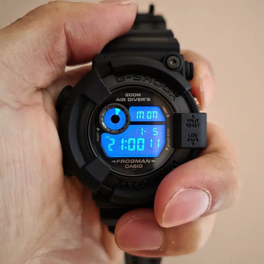 [BUNJANG] G-Shock Frogman DW-8200BK Watch / 미착용 새제품!! 지샥 프로그맨 리얼블랙 DW-8200BK 팝니다