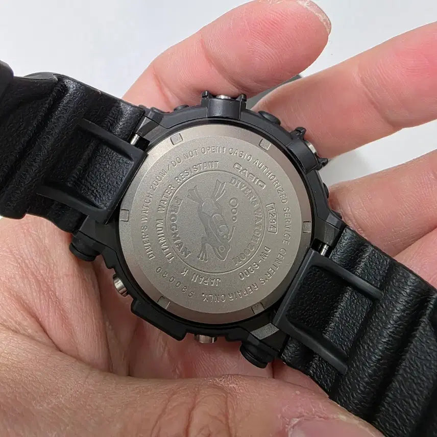 [BUNJANG] G-Shock Frogman DW-8200BK Watch / 미착용 새제품!! 지샥 프로그맨 리얼블랙 DW-8200BK 팝니다