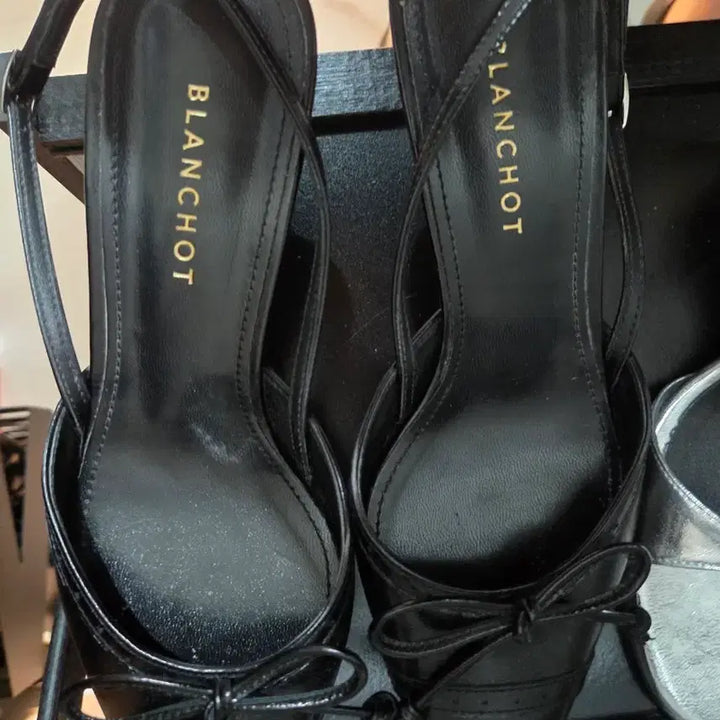 [BUNJANG] Blanc Show Urban Ribbon Slingback Heels (220) / 블랑쇼 어반 리본 싱글백 구두 슬링백 220