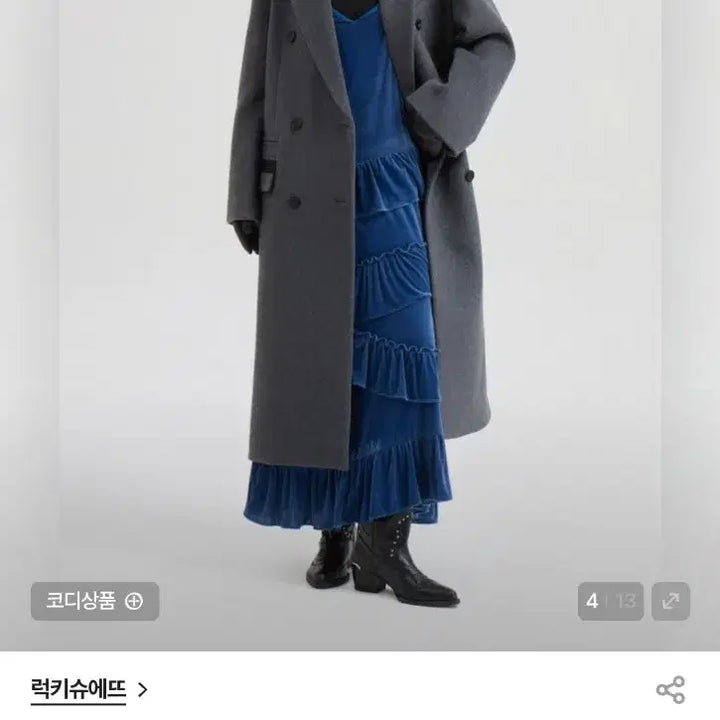 [BUNJANG] Lucky Chouette Coat / 럭키슈에뜨 코트