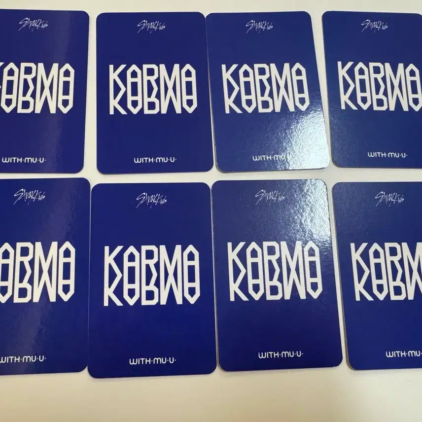 스트레이키즈 스키즈 karma 카르마 위드뮤 특전 일괄 8장