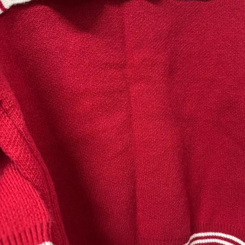 [BUNJANG] Sailor Collar Knit Top / [새상품] 세일러 카라 니트 레드