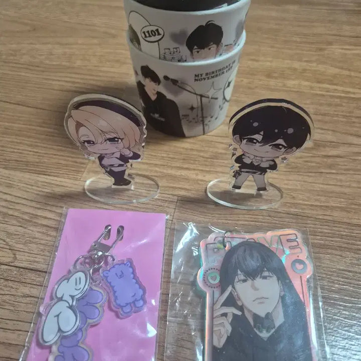 플레이브(PLAVE) 아크릴 스탠드 키링 굿즈