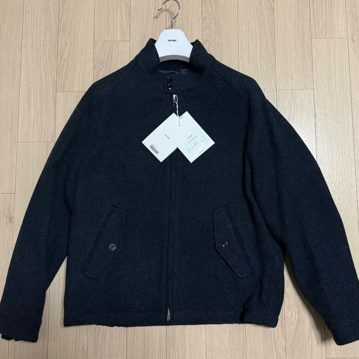 [BUNJANG] POTTERY Tweed Harrington Jacket / 포터리(POTTERY) 울 트위드 해링턴 자켓 2