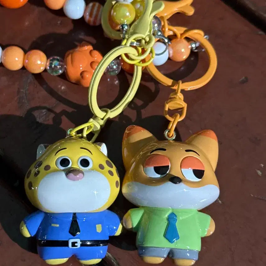 [BUNJANG] Zootopia Nick Bundle Set Keyring / 주토피아 닉 키링 일괄