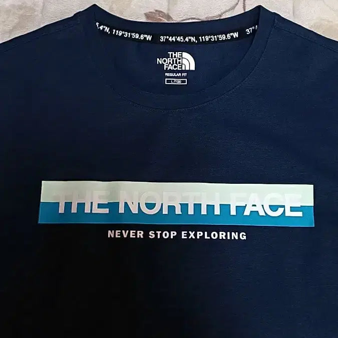 [BUNJANG] The North Face Short Sleeve Shirt - Size 100 / 노스페이스 반팔 100 가슴53 기장70