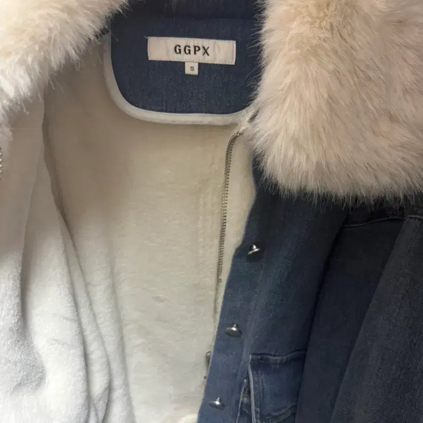 [BUNJANG] GGPX Denim Fur Jacket / [새상품] GGPX 데님 퍼 자켓