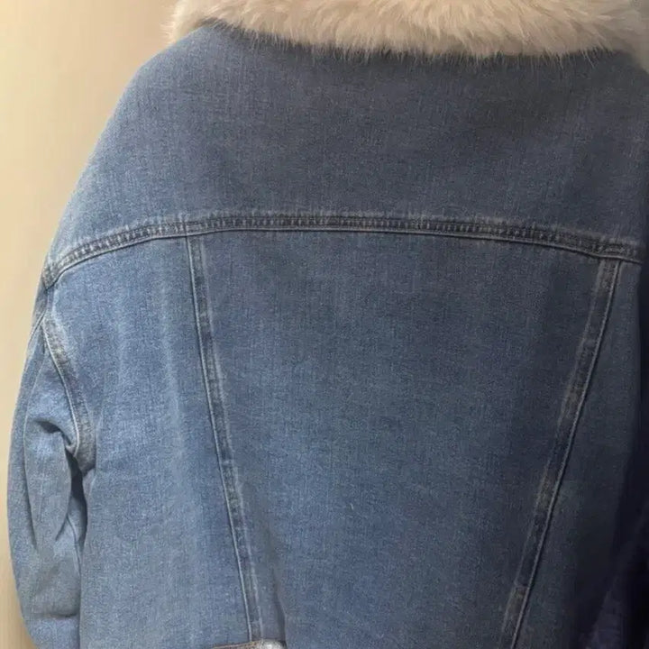 [BUNJANG] GGPX Denim Fur Jacket / [새상품] GGPX 데님 퍼 자켓