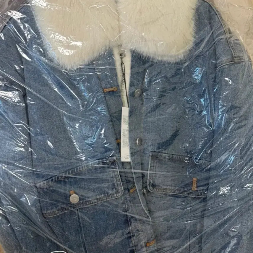 [BUNJANG] GGPX Denim Fur Jacket / [새상품] GGPX 데님 퍼 자켓