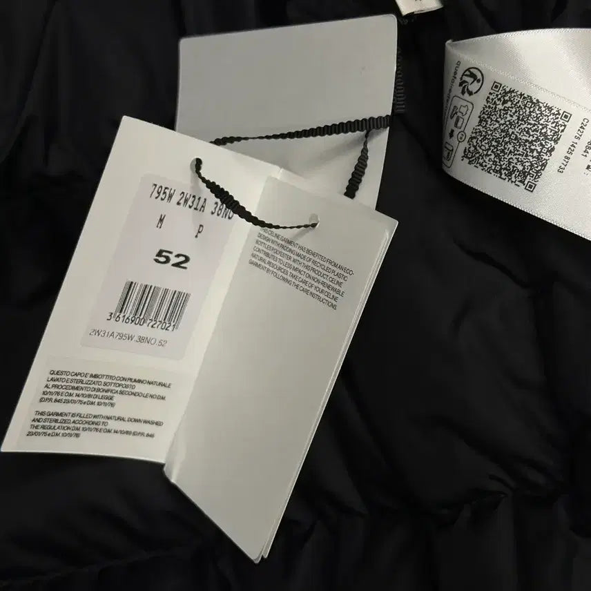 [BUNJANG] Celine Triomphe Down Jacket Black (Size 52) / 셀린느 트리옹프 패딩 나일론 자카드 다운 자켓 블랙 52