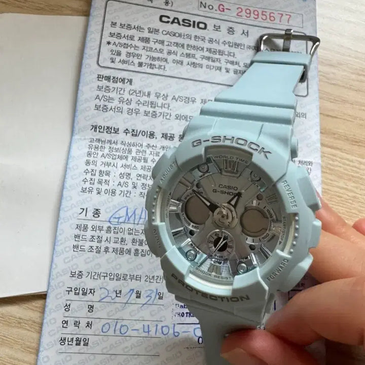 [BUNJANG] G-Shock GMA-S120DP-2A Watch / (무배) 지샥 GMA-S120DP-2A (보증서 있음)