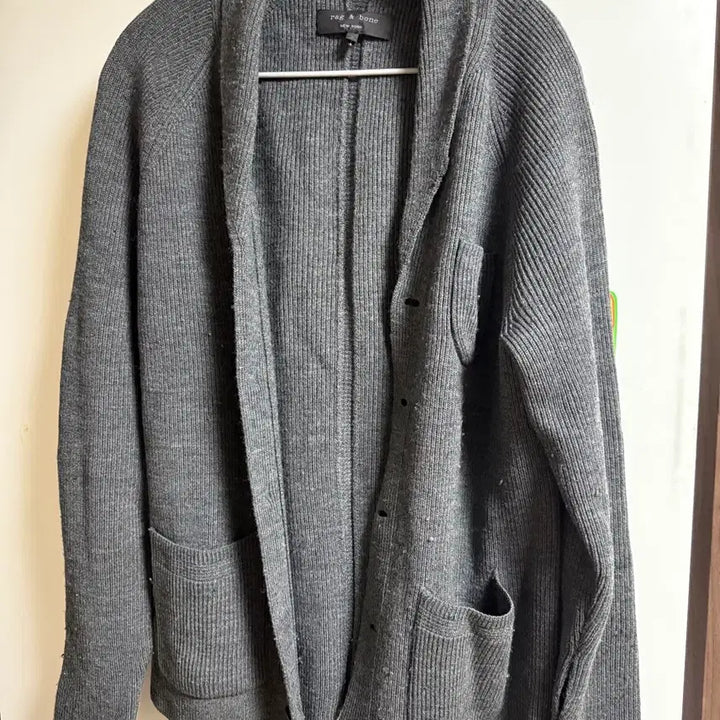 [BUNJANG] Rag & Bone Charcoal Shawl Collar Cardigan / Rag & Bone 챠콜색 숄카라가디건