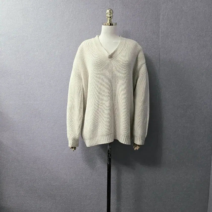 [BUNJANG] Loose Fit Raccoon Wool Blend Knit / 마인 루즈핏 라쿤 혼방 울 니트