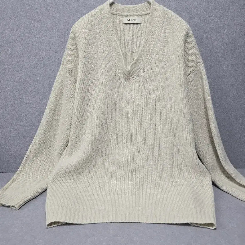 [BUNJANG] Loose Fit Raccoon Wool Blend Knit / 마인 루즈핏 라쿤 혼방 울 니트