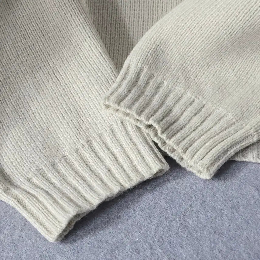 [BUNJANG] Loose Fit Raccoon Wool Blend Knit / 마인 루즈핏 라쿤 혼방 울 니트