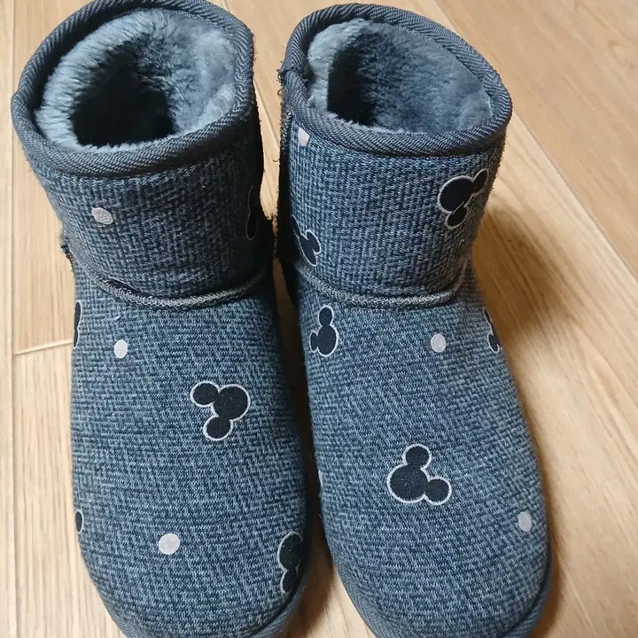 [BUNJANG] Patterned Short Boots / 패턴 털 안감 숏 부츠