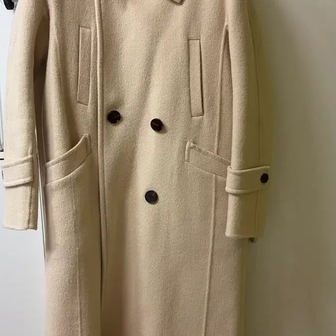 [BUNJANG] NICE CLAUP Beige Camel Cashmere Coat / 나이스클랍 캐시미어 모 베이지 카멜 코트