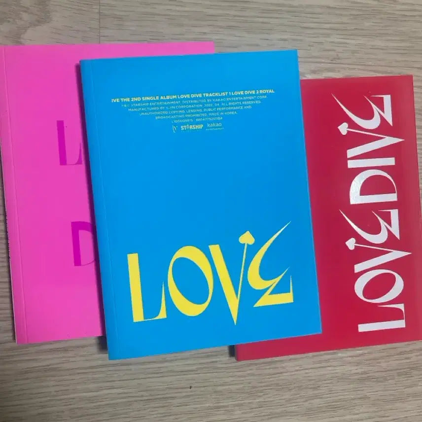 아이브 러브 다이브 (LOVE DIVE) 앨범3종세트