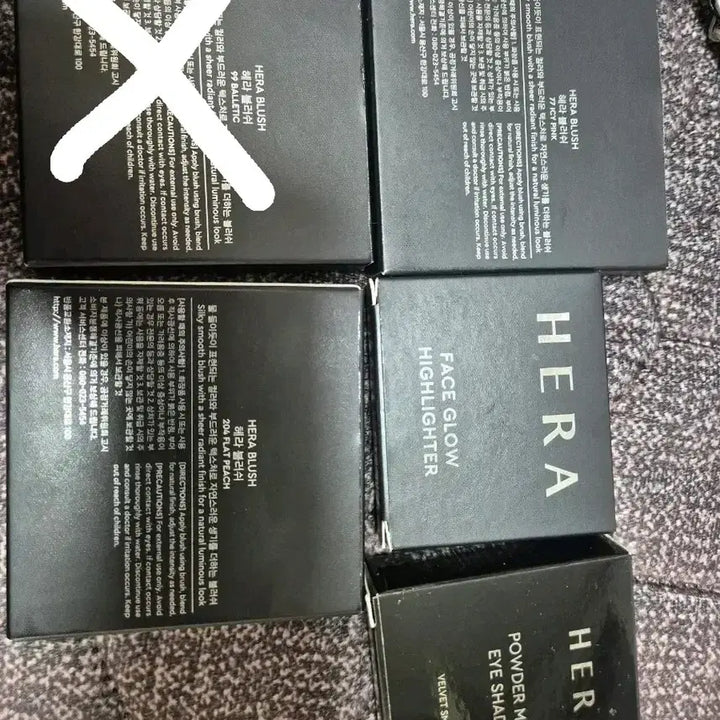 [BUNJANG] Hera Blush Set / 헤라 블러셔 77,204,립앤치크 얼리라벤더+덤 섀도,하이라이터