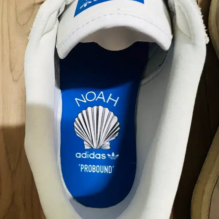 [BUNJANG] Adidas X Noah Probound White Bluebird Sneakers / 아디다스 X 노아 Probound 화이트 블루버드 / 260
