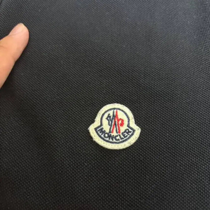 [BUNJANG] Moncler Polo Shirt Black XL / [23ss/XL] 몽클레어 카라티 블랙 XL