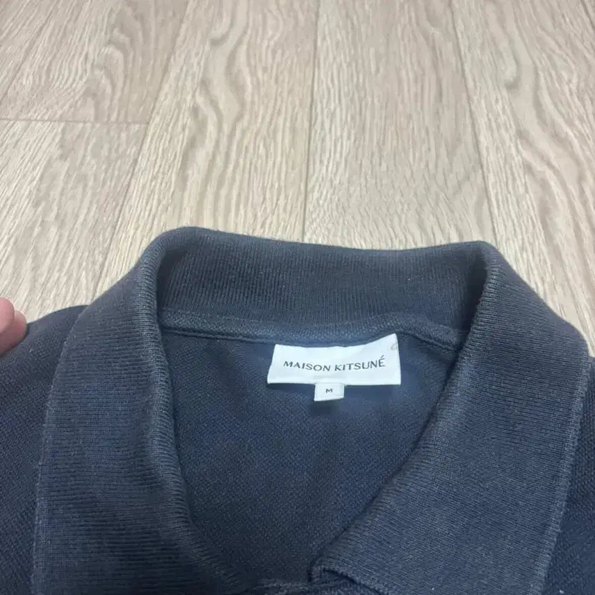 [BUNJANG] Maison Kitsune Polo Shirt Black M / [백화점판] 메종키츠네 카라티 블랙 m사이즈