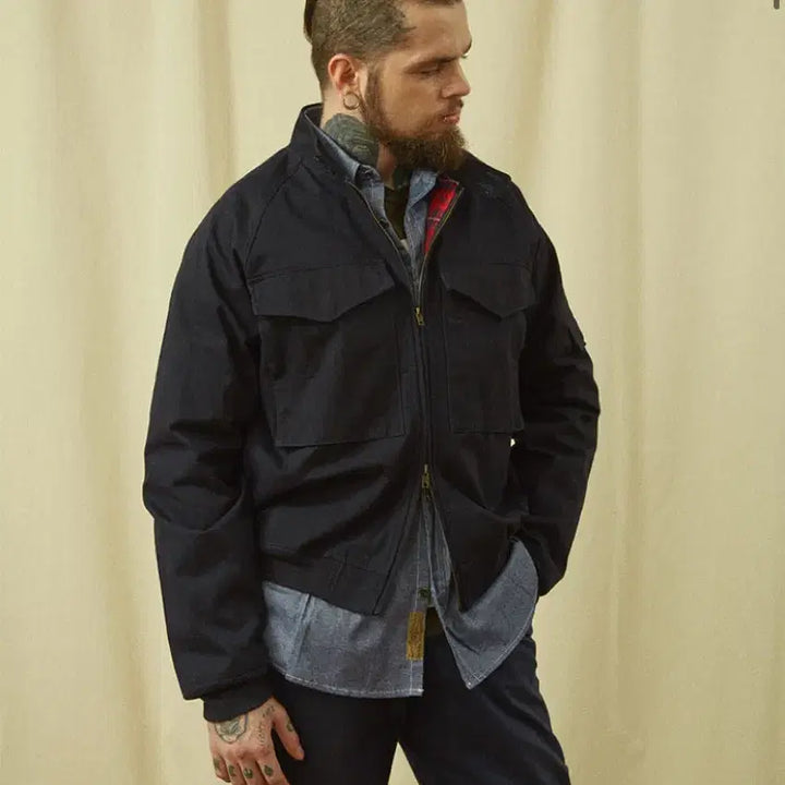 [BUNJANG] Monsta X Two Pocket Blouson / 모노플로우 투포켓 블루종 판매 합니다