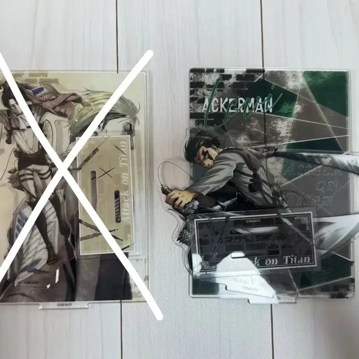 [SOLD OUT] 진격의 거인 진격거 리바이 아크릴 스탠드 엘빈 디오라마