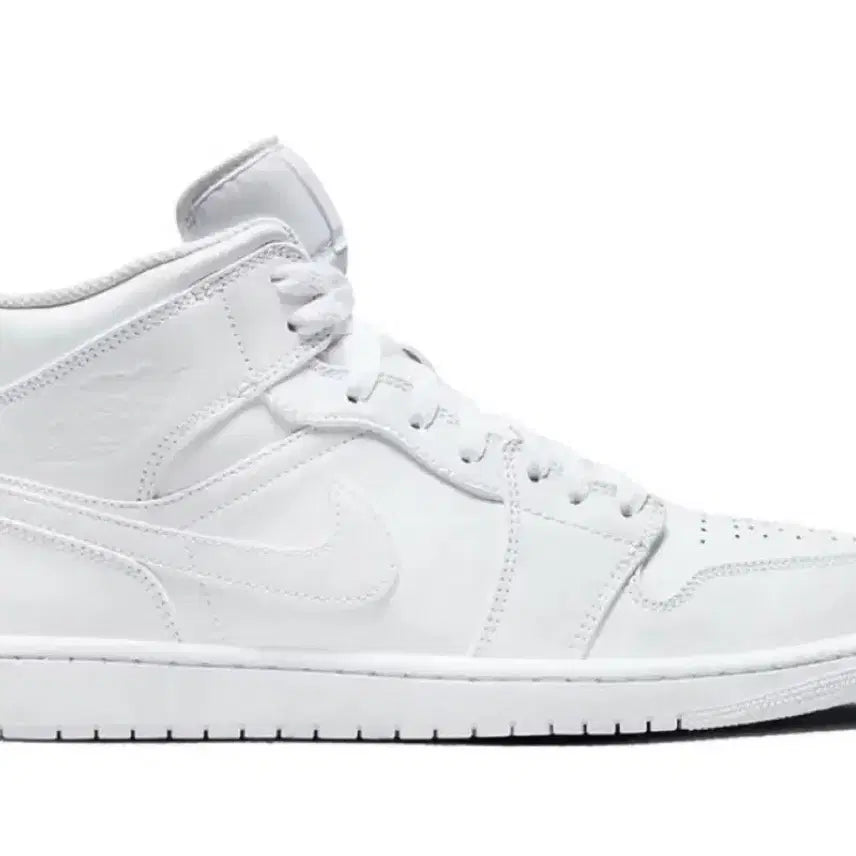 [BUNJANG] Nike Air Jordan 1 Mid White Sneakers / 조던 1 미드 화이트 280mm [새상품]