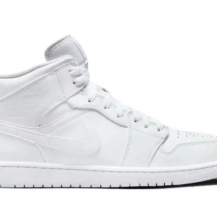 [BUNJANG] Nike Air Jordan 1 Mid White Sneakers / 조던 1 미드 화이트 280mm [새상품]
