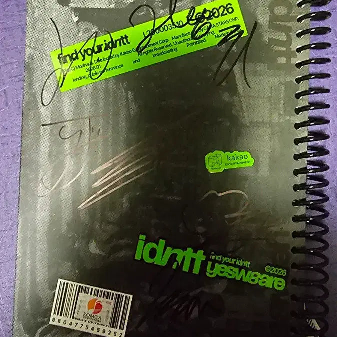 아이덴티티 idntt 비매 싸인앨범