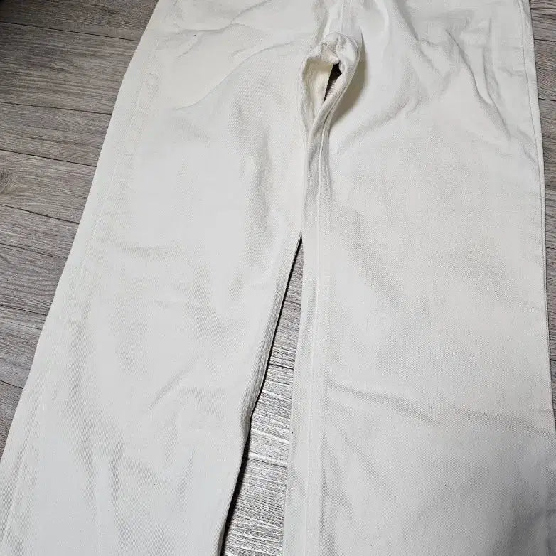 [BUNJANG] Withoutsummer Ivory Pants / 위드아웃썸머 아이보리 팬츠