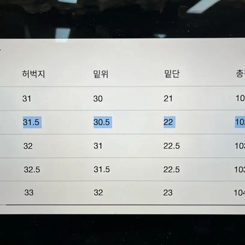 [BUNJANG] Warehouse 1001 2nd Used / [33 size] 웨어하우스 1001 2nd used