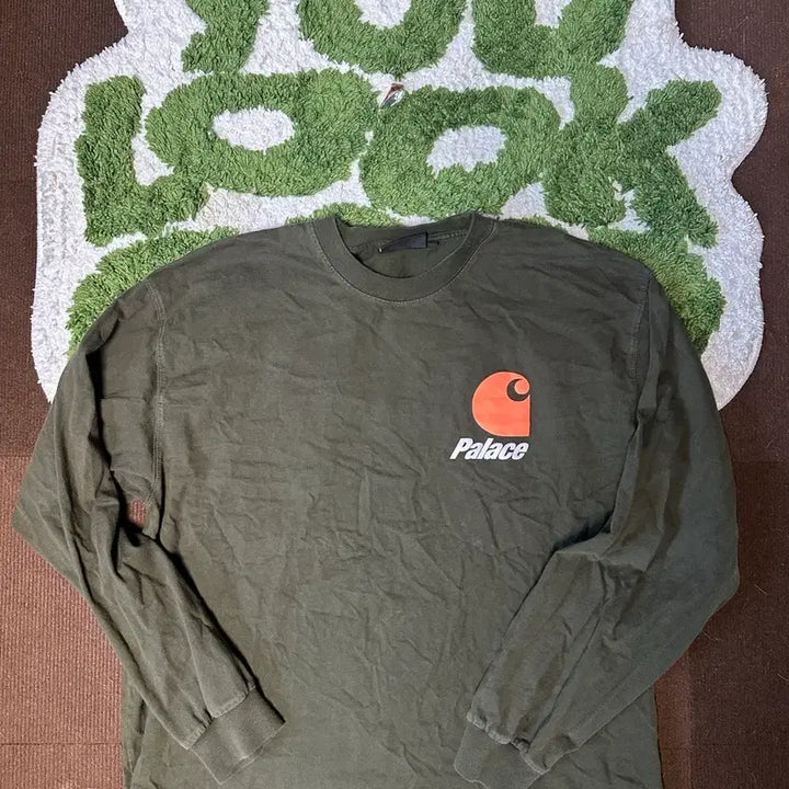 [BUNJANG] Palace Carhartt Long Sleeve / 팔라스 칼하트 롱슬리브 카키