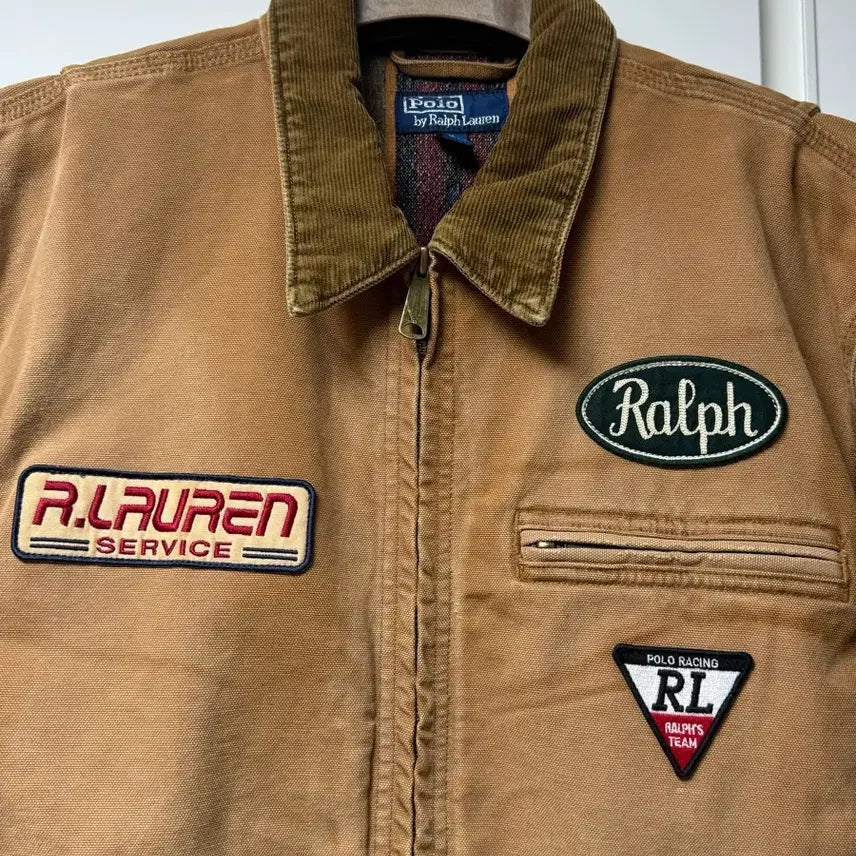 [BUNJANG] Polo Canvas Bomber Jacket (M) / 폴로 워크자켓 (캔버스 보머 재킷) M