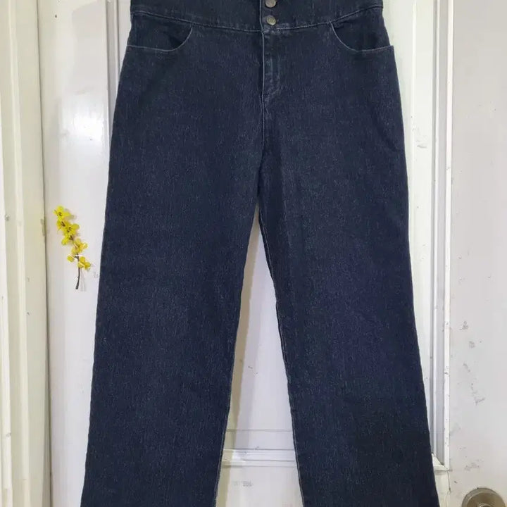 [BUNJANG] Banding Spandex Trousers / 사계절  밴딩 스판. 청 통바지.  깨끗해요. 허리32까지