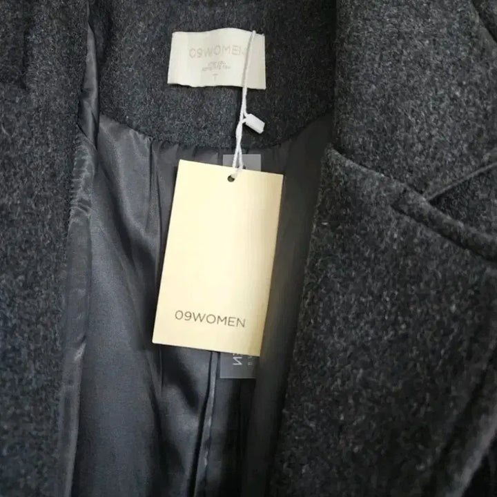 [BUNJANG] WOMEN Charcoal Wool Long Coat (Size 88) / 09WOMEN 차콜 울 롱코트 새상품 여자88까지