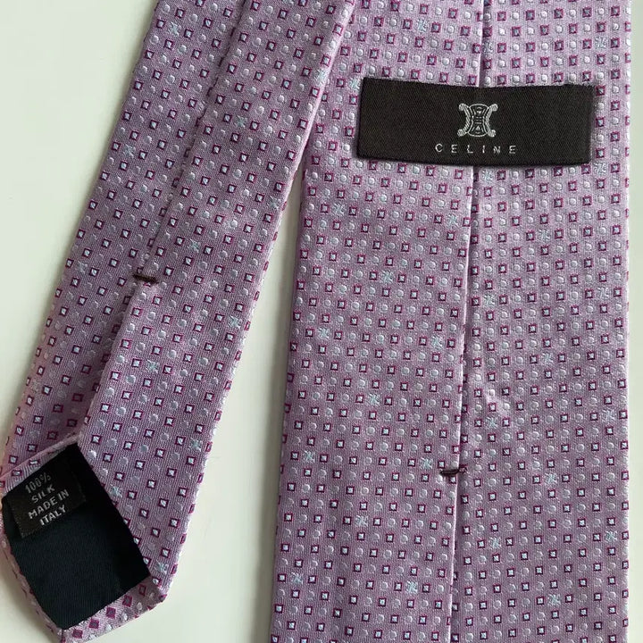 [BUNJANG] CELINE Monogram Silk Necktie / 셀린느(CELINE) 신형라벨 모노그램 정품 명품 넥타이