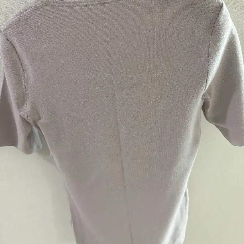 [BUNJANG] Sienne Soft Square Neck Knit (Pale Lavender) / 시에 소프트 스퀘어넥 니트(페일라벤더)