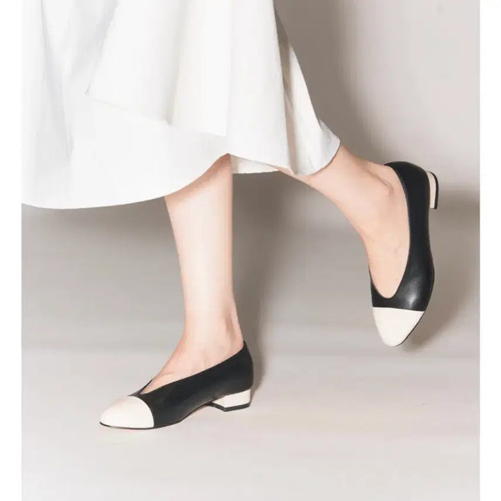 [BUNJANG] Unisex Leather Pumps Loafers, Mint Condition / [물물교환 가능] 배색 단화 가죽 펌프스 로퍼