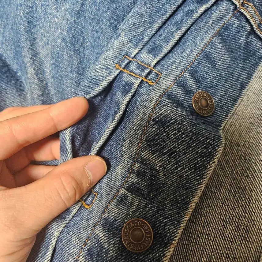 [BUNJANG] Levi's 90s 1st Trucker Jacket L / 90s 리바이스 1st  트러커 70647 L 1세대