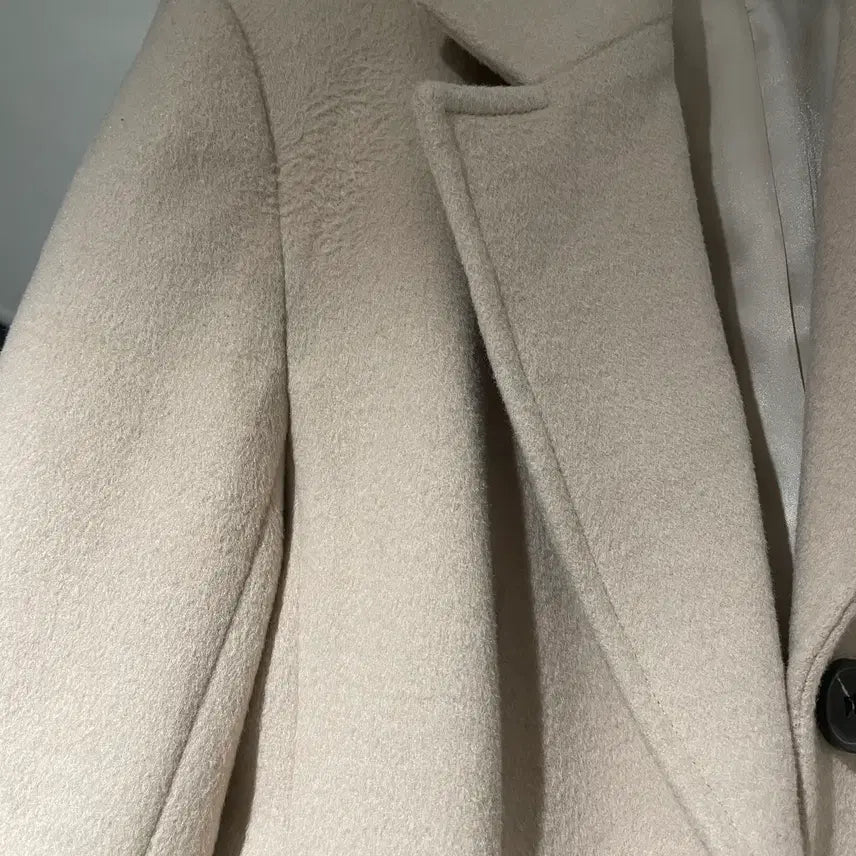 [SOLD OUT] JEUNE (젠)싱글 버튼 업 코트 S(55) 베이지