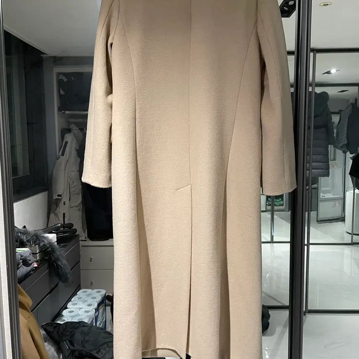 [SOLD OUT] JEUNE (젠)싱글 버튼 업 코트 S(55) 베이지