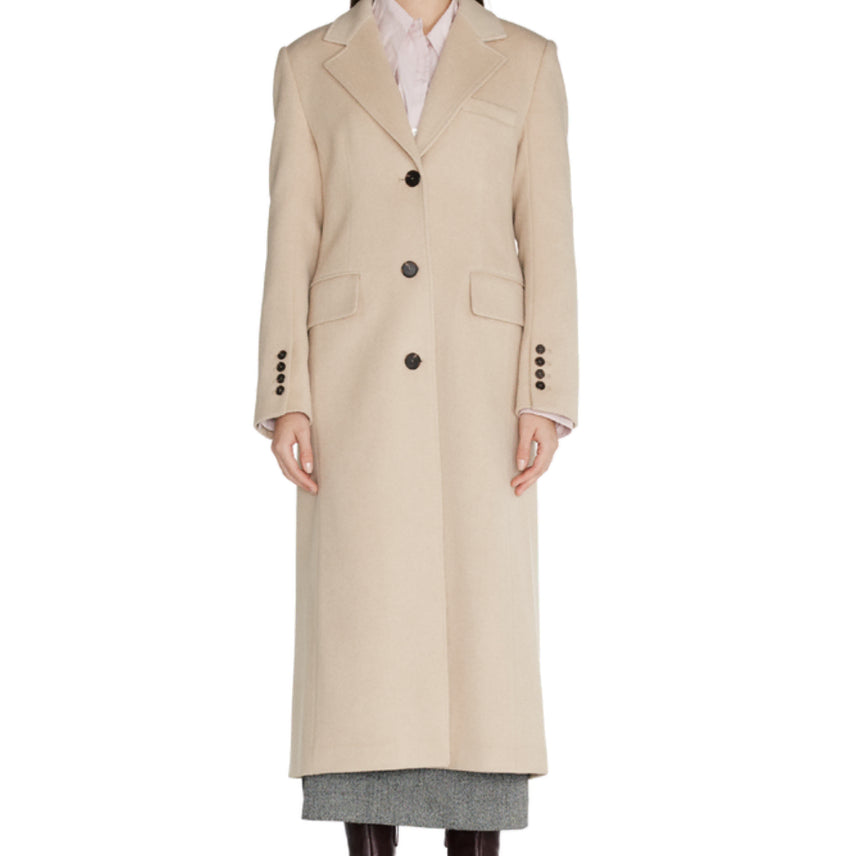 [SOLD OUT] JEUNE (젠)싱글 버튼 업 코트 S(55) 베이지