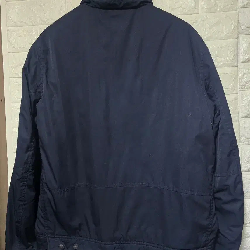 [BUNJANG] Polo Navy Fleece Lined Blouson Jacket M / 폴로 네이비 블루종 기모자켓 M