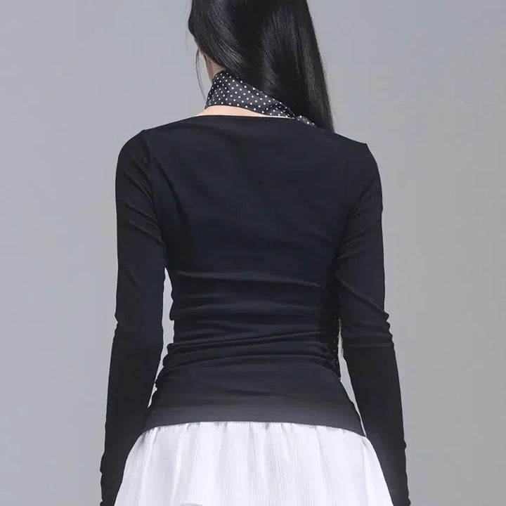 [BUNJANG] ZEROBASEONE Unbalance Long Sleeve T-shirt (New) / 제로플레닛 언발란스 긴팔 티 (새상품)