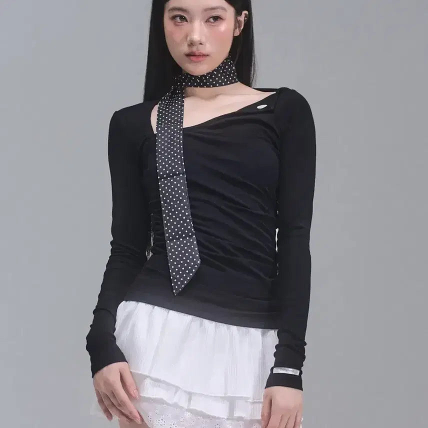 [BUNJANG] ZEROBASEONE Unbalance Long Sleeve T-shirt (New) / 제로플레닛 언발란스 긴팔 티 (새상품)