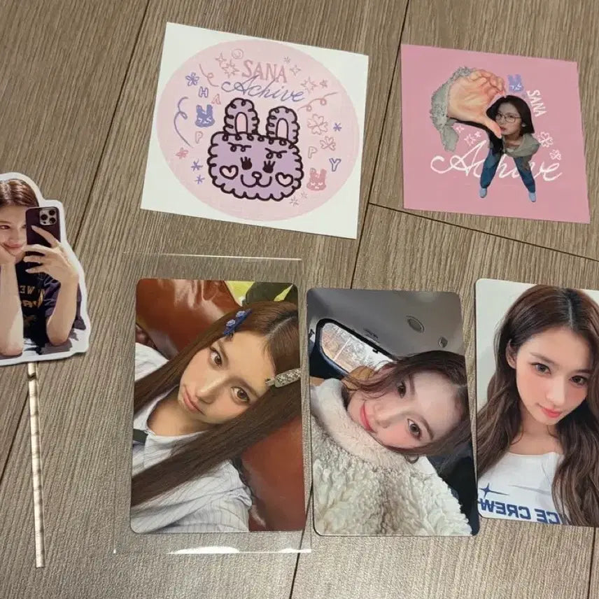 사나 생일카페 사나 아카이브 특전 + 럭드 포카