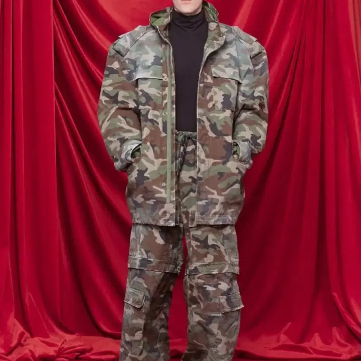 [BUNJANG] Balenciaga Camouflage Cargo Pants / 발렌시아가 카모플라쥬 카고 팬츠